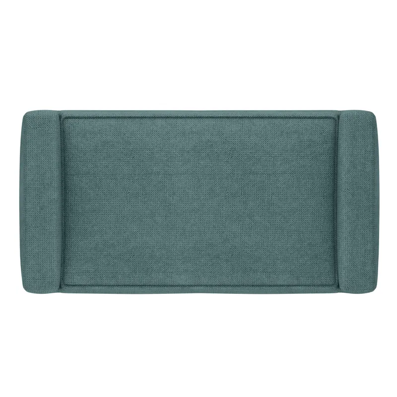 Scott - Small Ottoman Bench - Smoky Teal