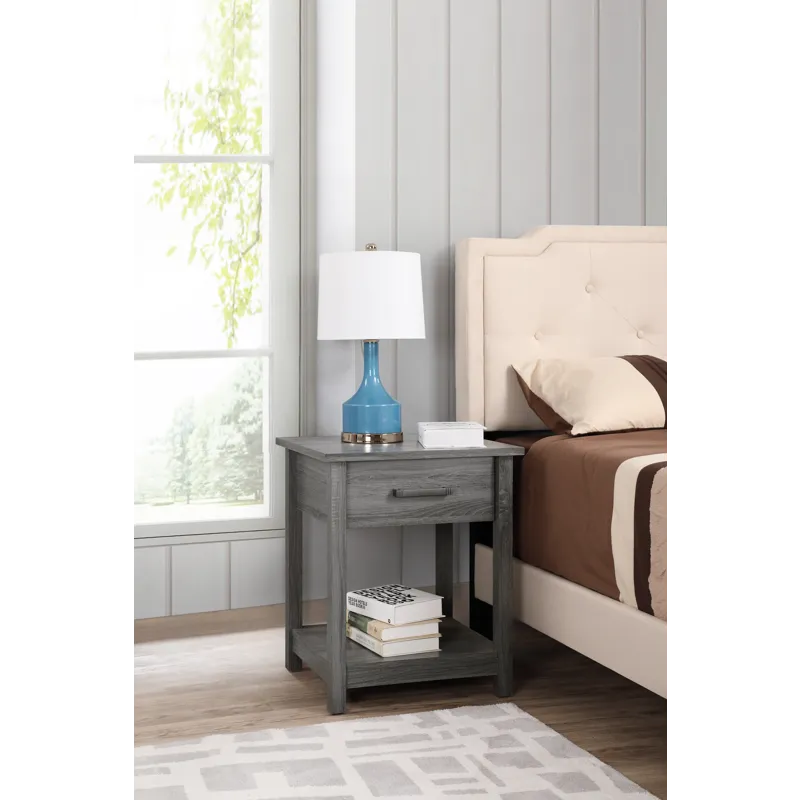 Salem - G056-N Nightstand - Gray