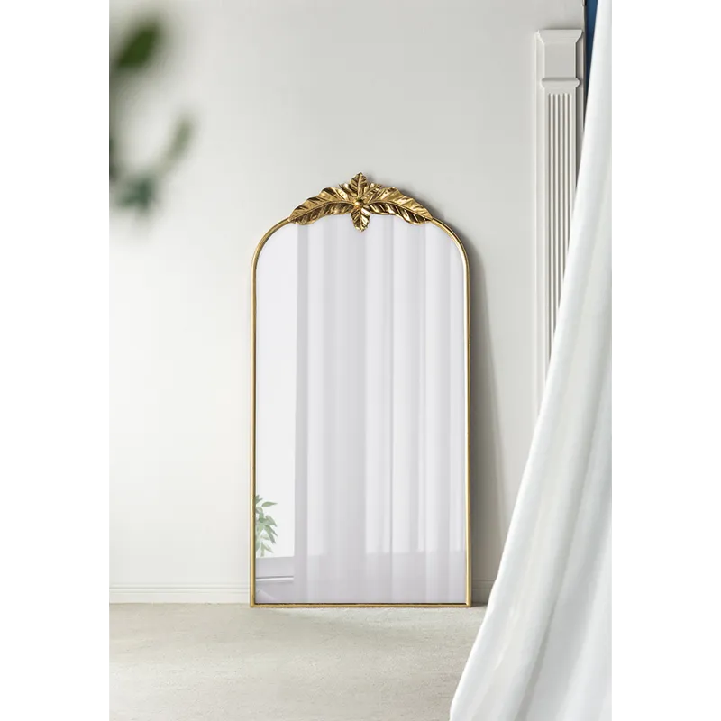 Full Length Mirror, Arched Mirror Hanging Or Leaning Against Wall, Large Mirror For Living Room - Go