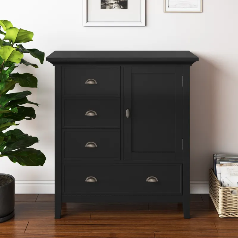 Redmond - Medium Storage Cabinet - Black