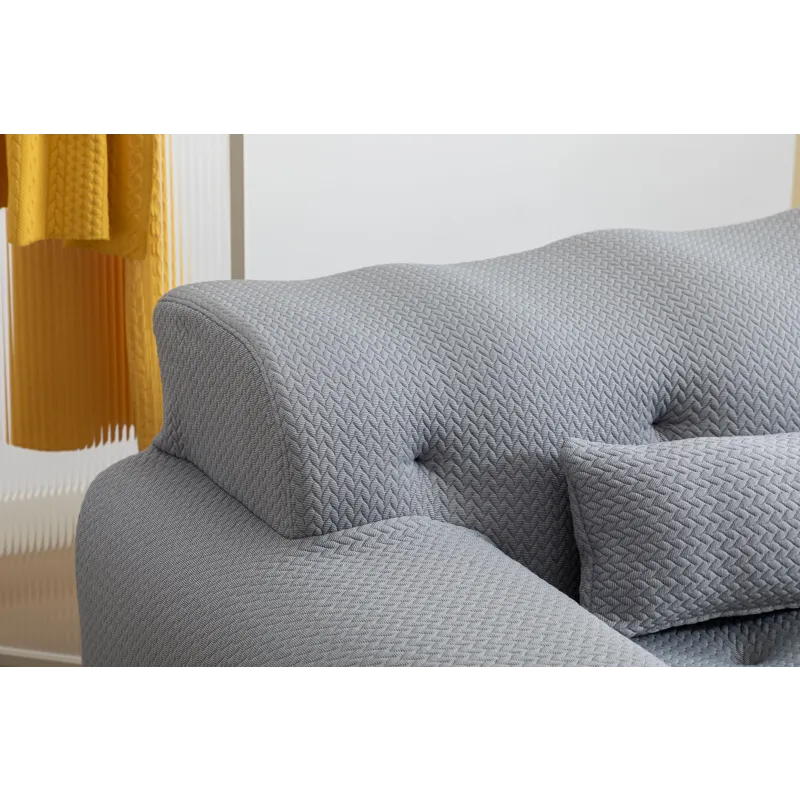 Large Size 2 Seater Sofa, Pure Foam Comfy Sofa Couch, Modern Lounge Sofa For Living Room, Apartment 