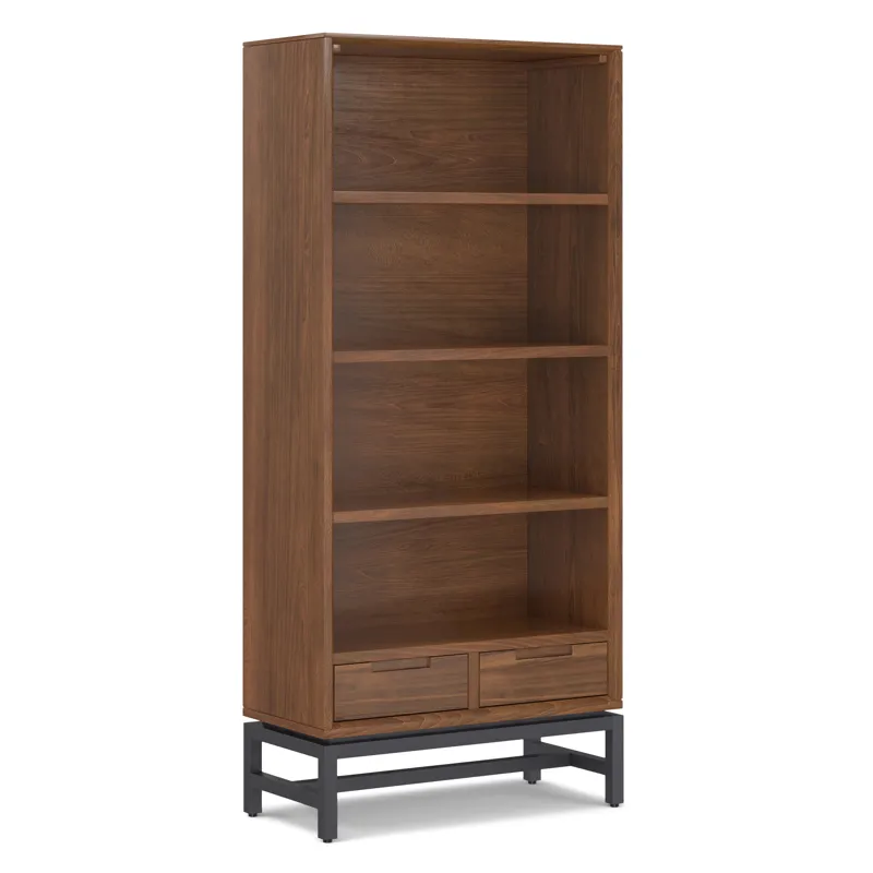 Banting - Mid Century Bookcase - Walnut Veneer