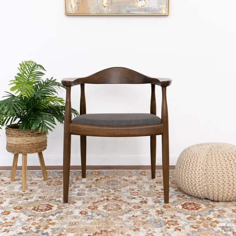 Kelly - Mid-Century Modern Dining Chair - Gray