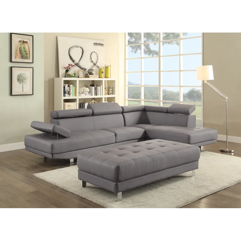 Riveredge - G452-SC Sectional (2 Boxes) - Gray
