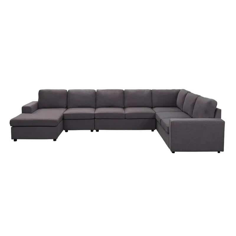 Tifton - Modular Sectional Sofa With Reversible Chaise - Dark Gray Linen