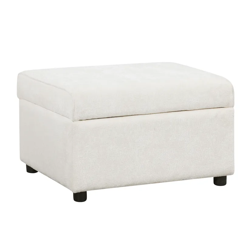 Sectional Sofa Pull-Out Sofa Bed Sleeper With A Storage Ottoman, Three Pillows And Charging Devices 