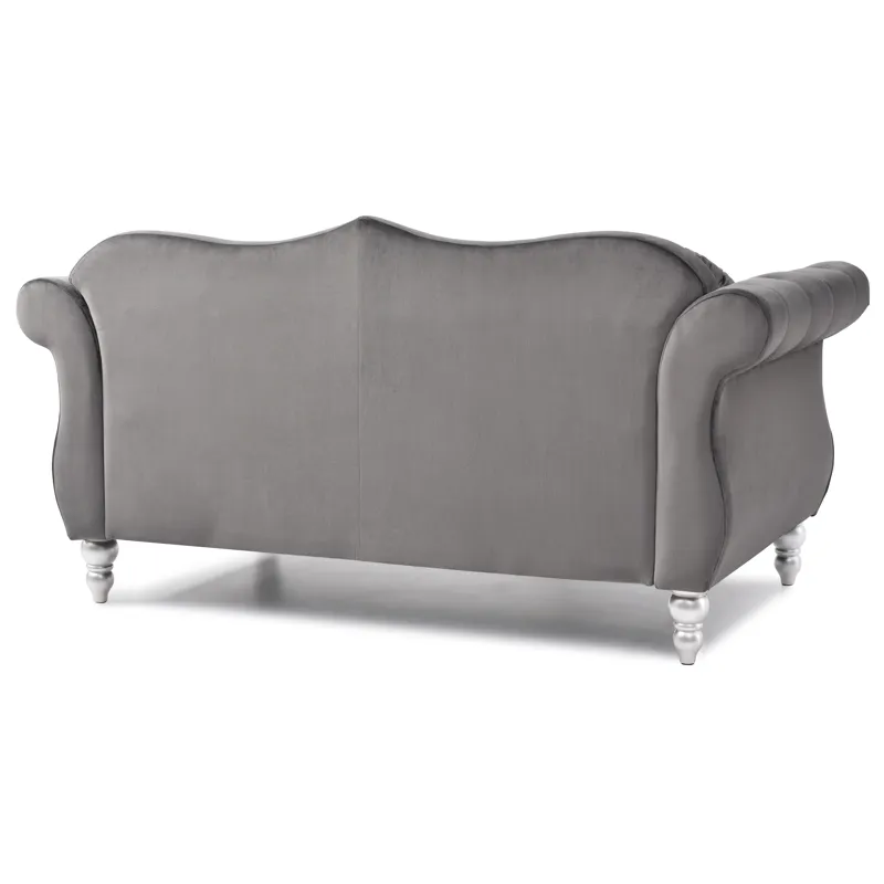 Hollywood - G0660A-L Loveseat - Dark Gray
