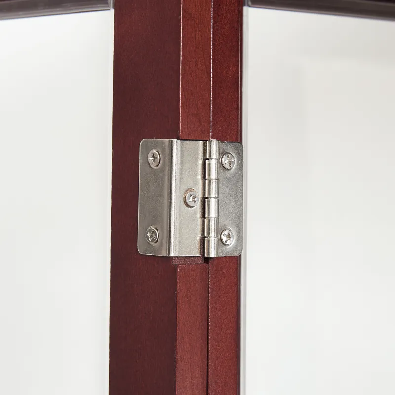 Curio Cabinet Lighted Curio Diapaly Cabinet With Adjustable Shelves And Mirrored Back Panel, Tempere