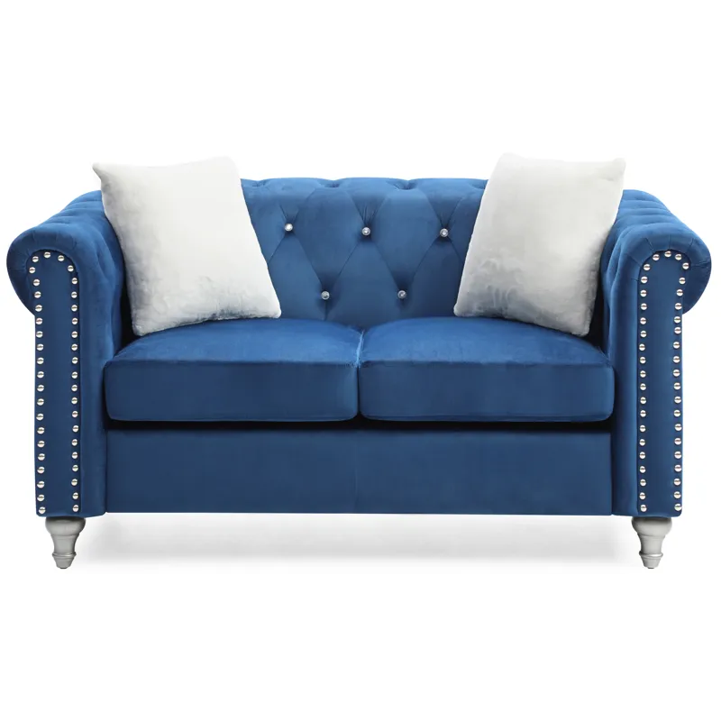 Raisa - G861A-L Loveseat - Navy Blue