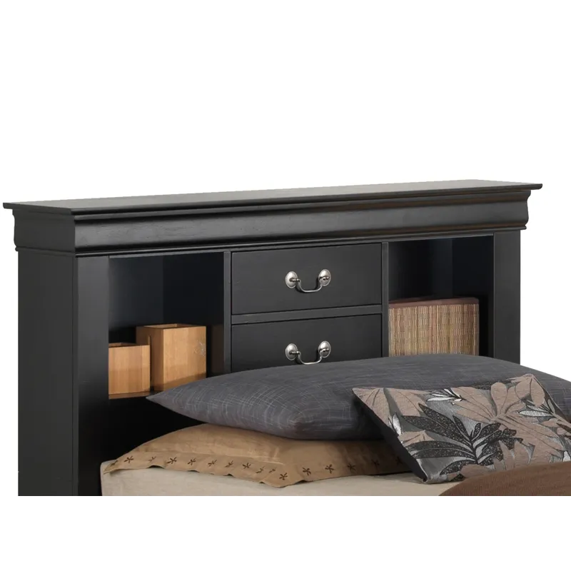Louis Phillipe - G3150B-TSB Twin Storage Bed - Black