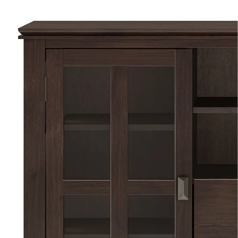 Artisan - Tall TV Media Stand - Dark Chestnut Brown