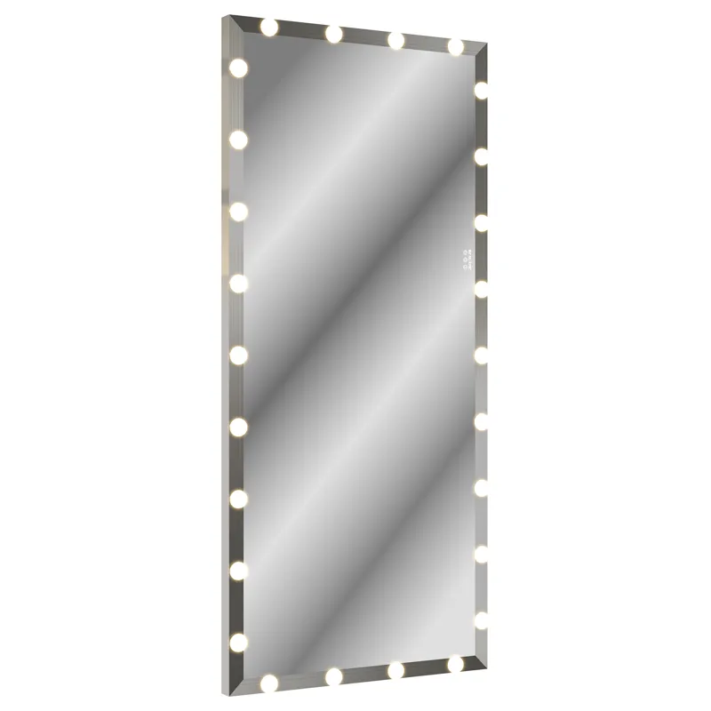 Hollywood - Full Length Mirror With Lights Oversized Full Body Vanity Mirror With 3 Color Modes Ligh