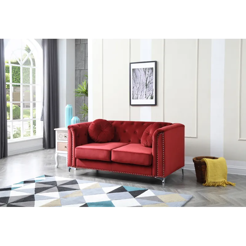 Pompano - G789A-L Loveseat (2 Boxes) - Burgundy
