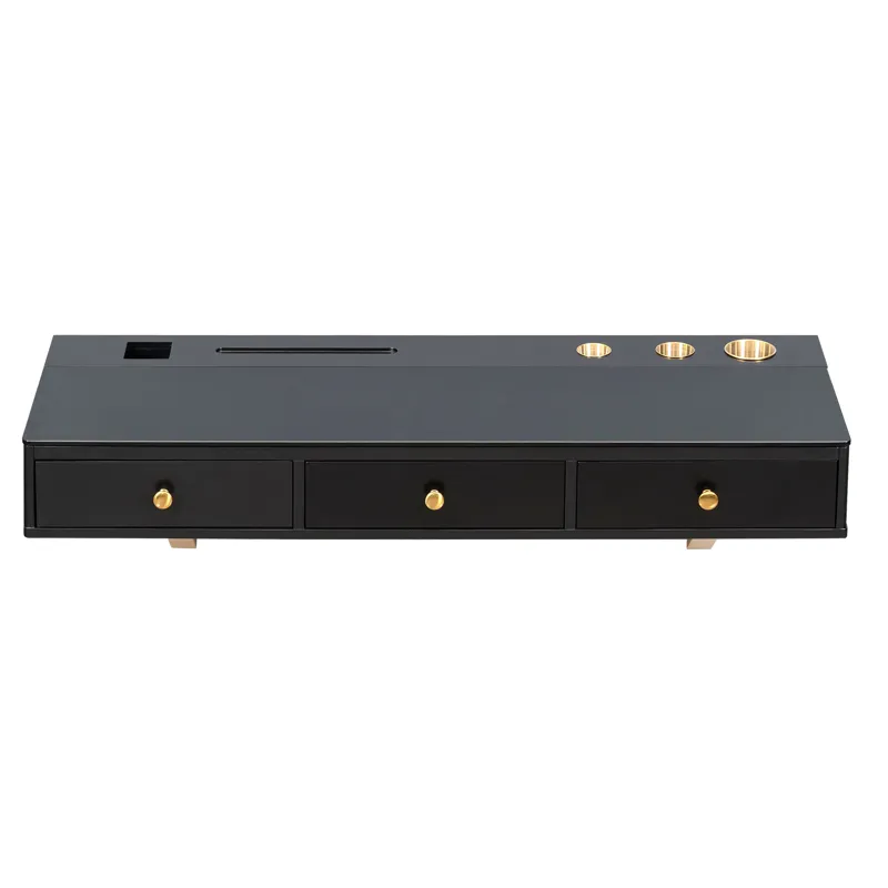 Floating Shelf With Drawer, Multi-Purpose Wall-Mounted Vanity Table, Mounted Desk, Floating Table Fo