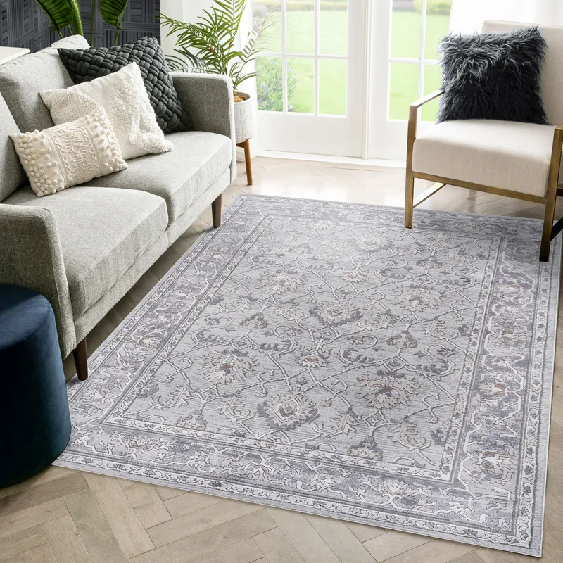 Marfi - 6\' x 9\' Oriental Non-Shedding Living Room Bedroom Dining Home Office Stylish And Stain Res