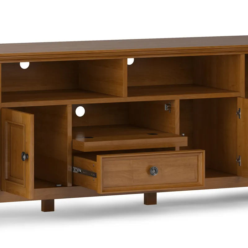 Amherst - 72" Wide TV Media Stand - Light Golden Brown