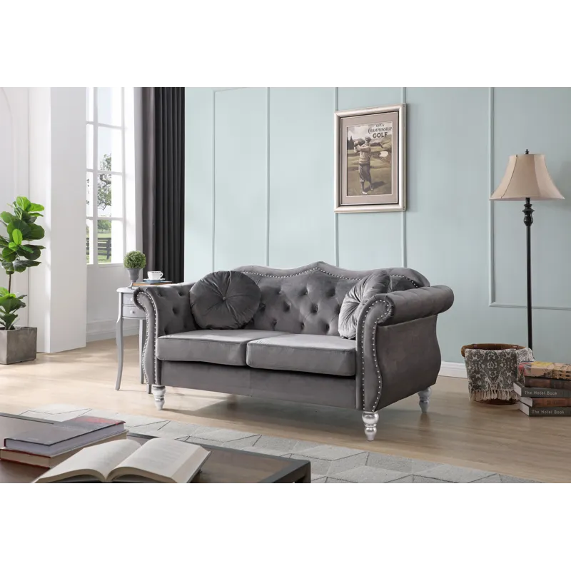 Hollywood - G0660A-L Loveseat - Dark Gray