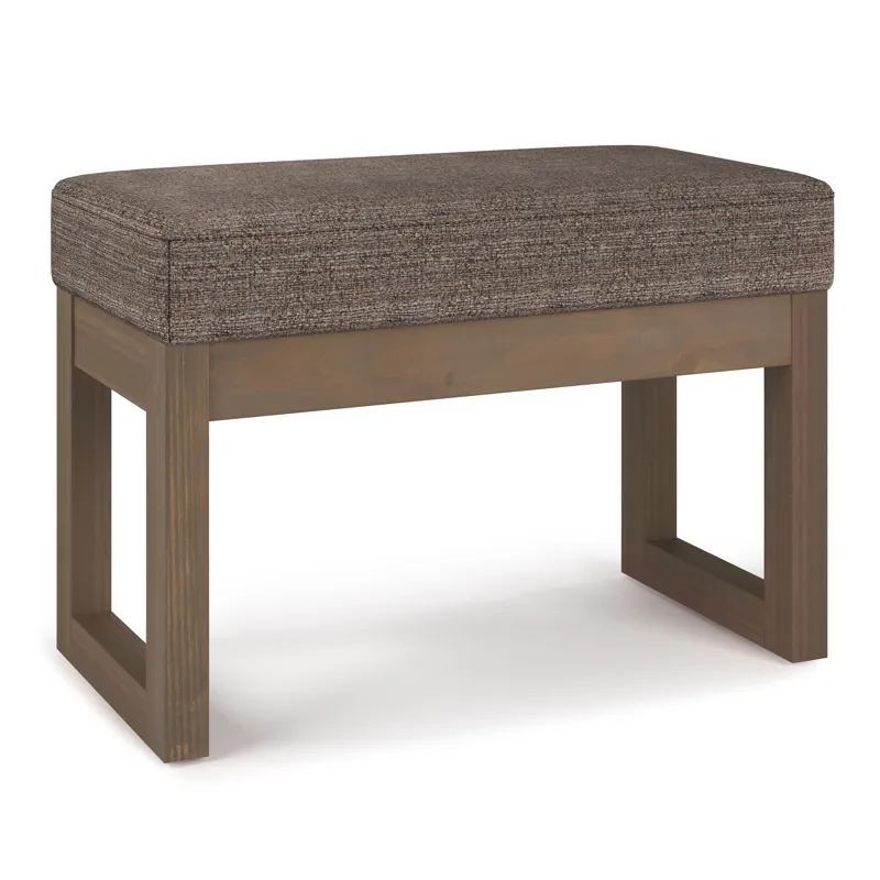 Milltown - Footstool Small Ottoman Bench - Mink Brown