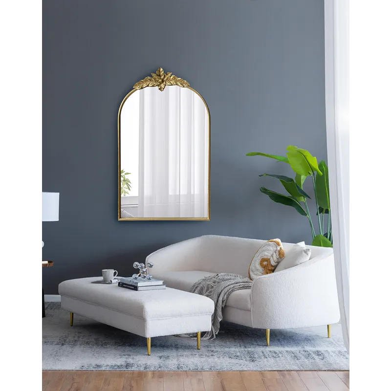 Full Length Mirror, Arched Mirror Hanging Or Leaning Against Wall, Large Mirror For Living Room - Go