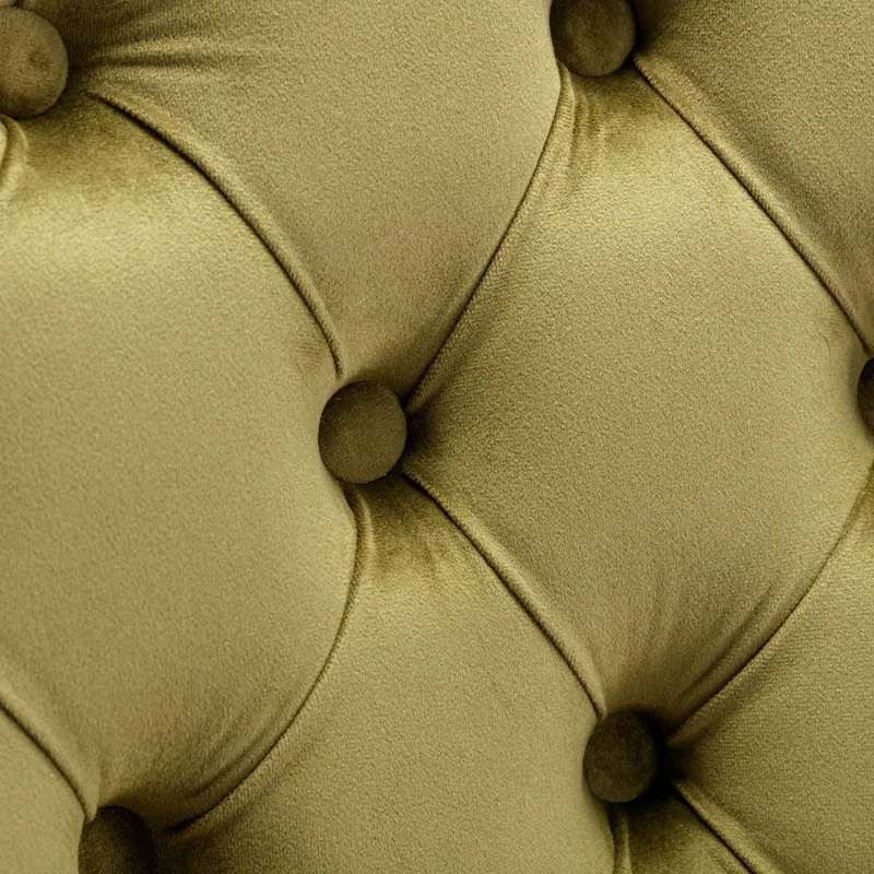 Nikki - Modern, High-End Tufted Solid Wood Contemporary Velvet Upholstered Dining Chair With Wood Le