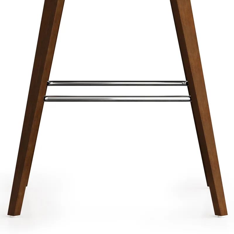 Randolph - Bentwood Counter Height Stool (Set of 2) - Deep Tan