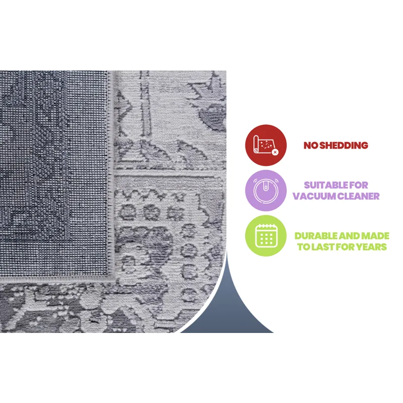 5\' x 7\' Oriental Non-Shedding Living Room Bedroom Dining Home Office Stylish And Stain Resistant A