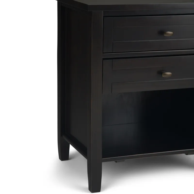 Warm Shaker - Bedside Table - Hickory Brown
