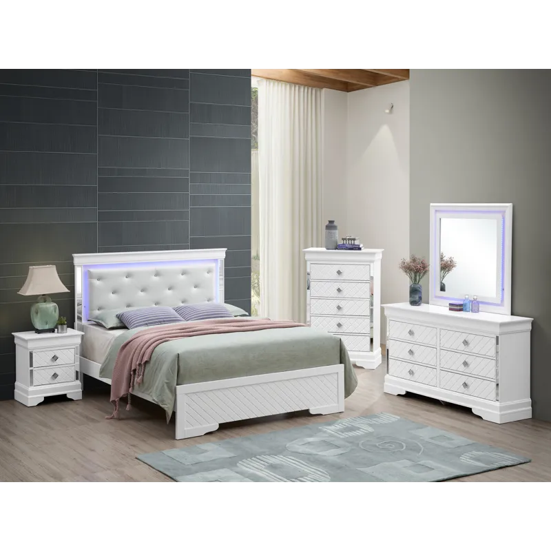 Verona - G6790C-FB3 Full Bed - Silver Champagne