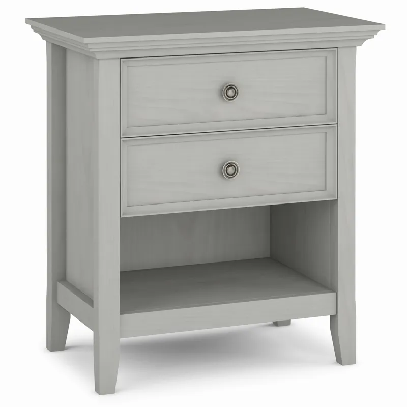 Amherst - Bedside Table - Fog Grey