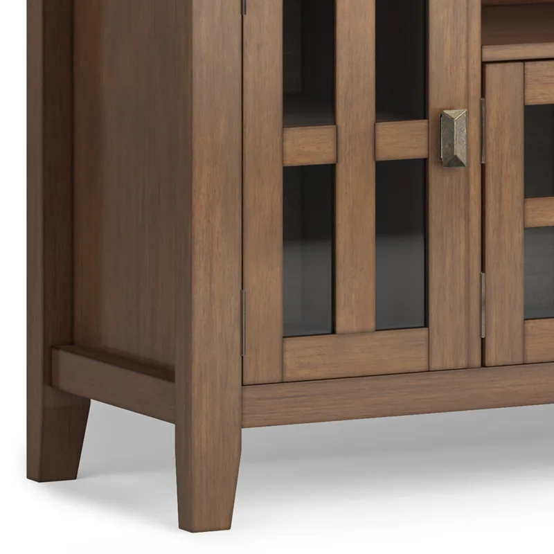 Artisan - 72" TV Media Stand - Rustic Natural Aged Brown