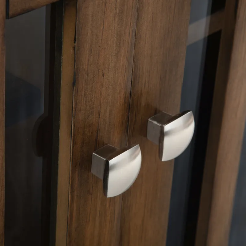 Bedford - Medium Storage Cabinet - Rustic Natural Aged Brown