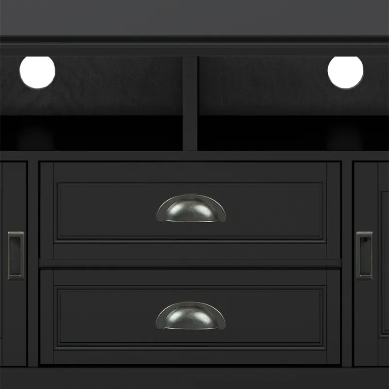 Burlington - 72\" TV Media Stand - Black