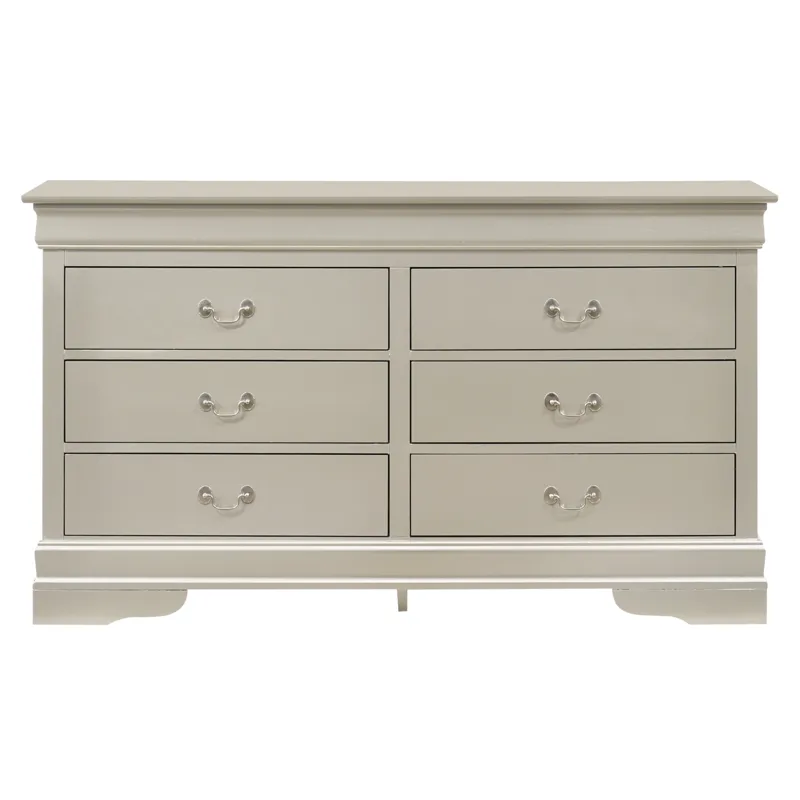 Louis Phillipe - G02103-D Dresser - Silver Champagne