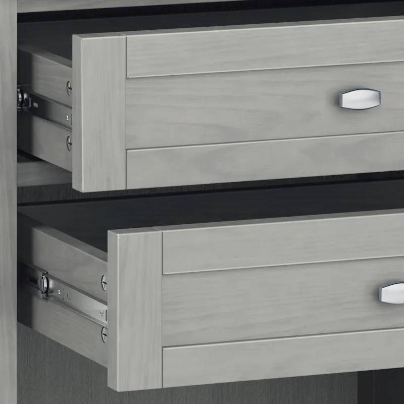 Warm Shaker - Bedside Table - Fog Grey