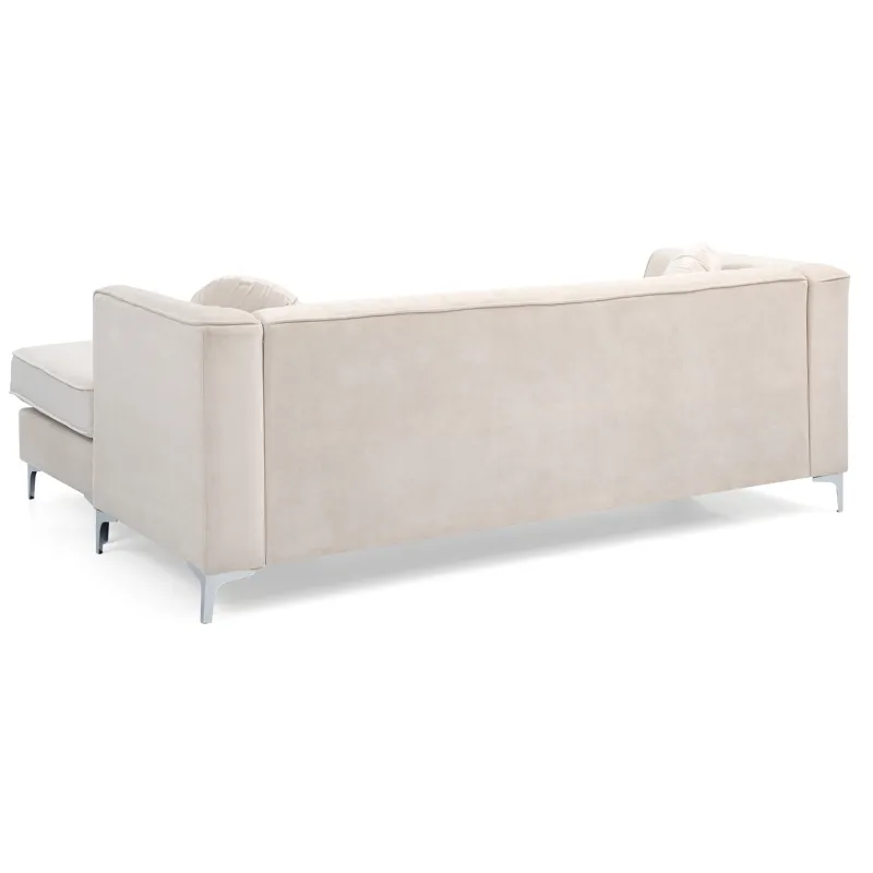 Delray - G797B-SC Sofa Chaise (3 Boxes) - Ivory