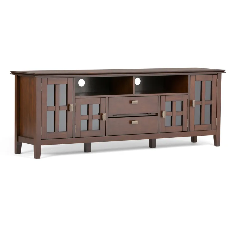 Artisan - 72\" TV Media Stand - Russet Brown