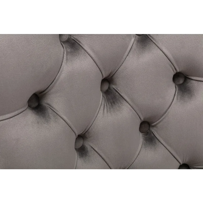 Nikki - Modern, High-End Tufted Solid Wood Contemporary Velvet Upholstered Dining Chair With Wood Le