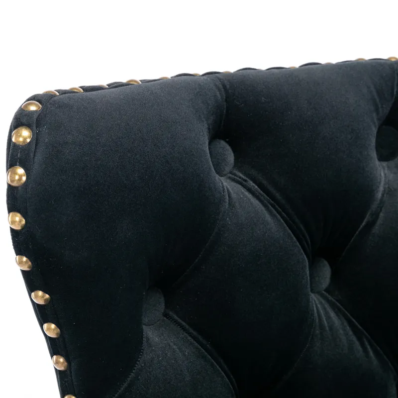 Swivel Velvet Barstools Adjusatble Seat Height, Modern Upholstered Bar Stools With Backs Comfortable