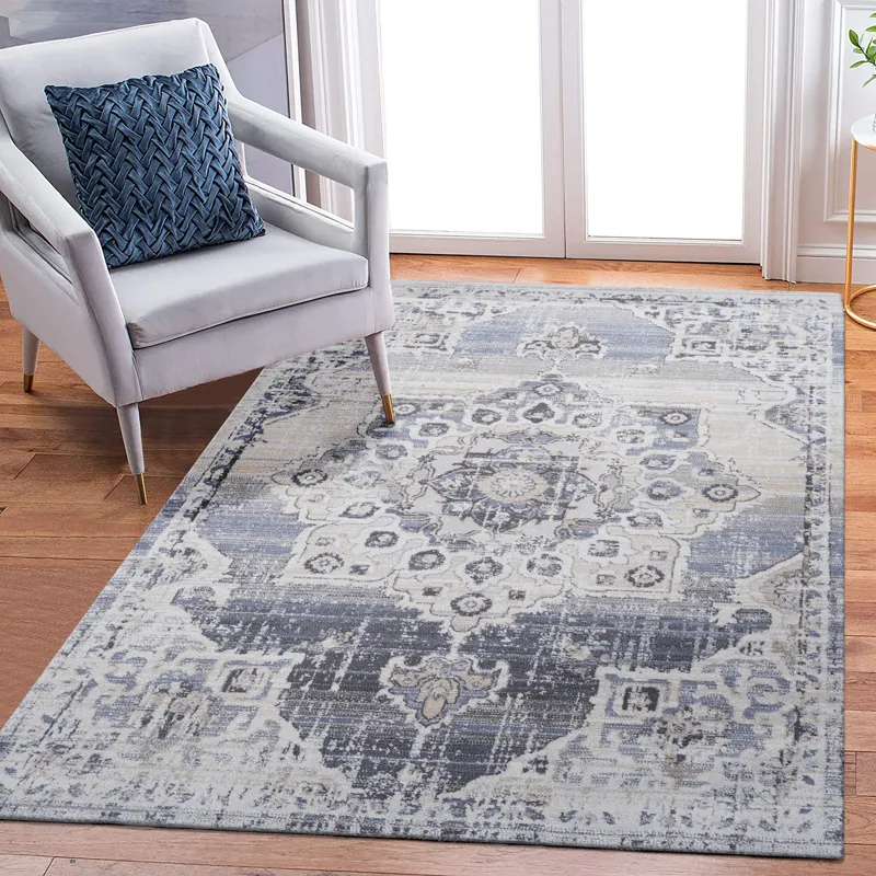5\' x 7\' Medallion Non-Shedding Living Room Bedroom Dining Home Office Stylish And Stain Resistant 