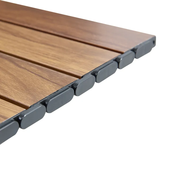 Folding Outdoor Table, Lightweight Aluminum Roll-Up Rectangular Table For Indoor, Outdoor Camping, P