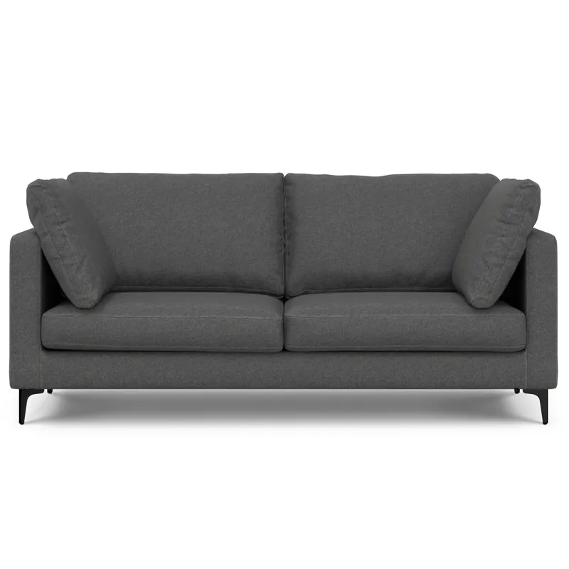 Ava - 76\" Mid Century Sofa - Pebble Gray