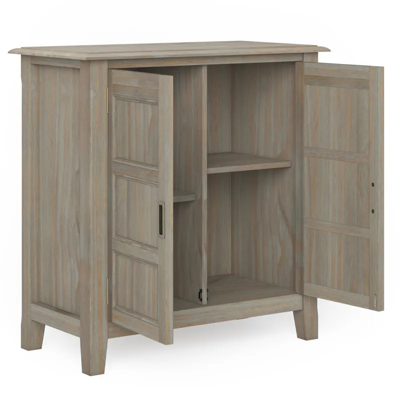 Burlington - Low Storage Cabinet - Distressed Grey