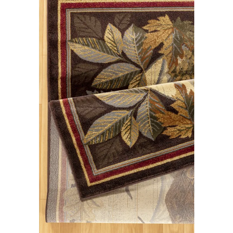 Nature\'s Nest - GC_CBL3008 Multi 2\' x 3\' Lodge Area Rug