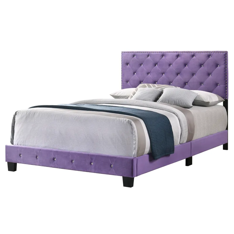 Suffolk - G1402-FB-UP Full Bed - Purple