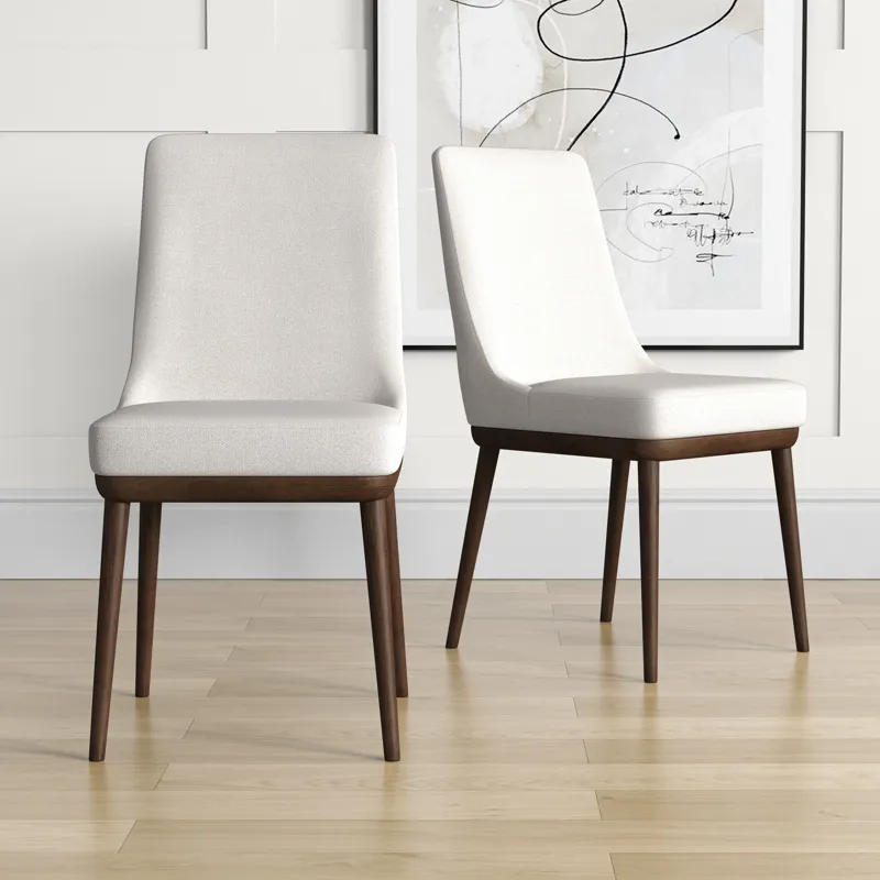Kate - Mid-Century Modern Dining Chair (Set of 2) - White