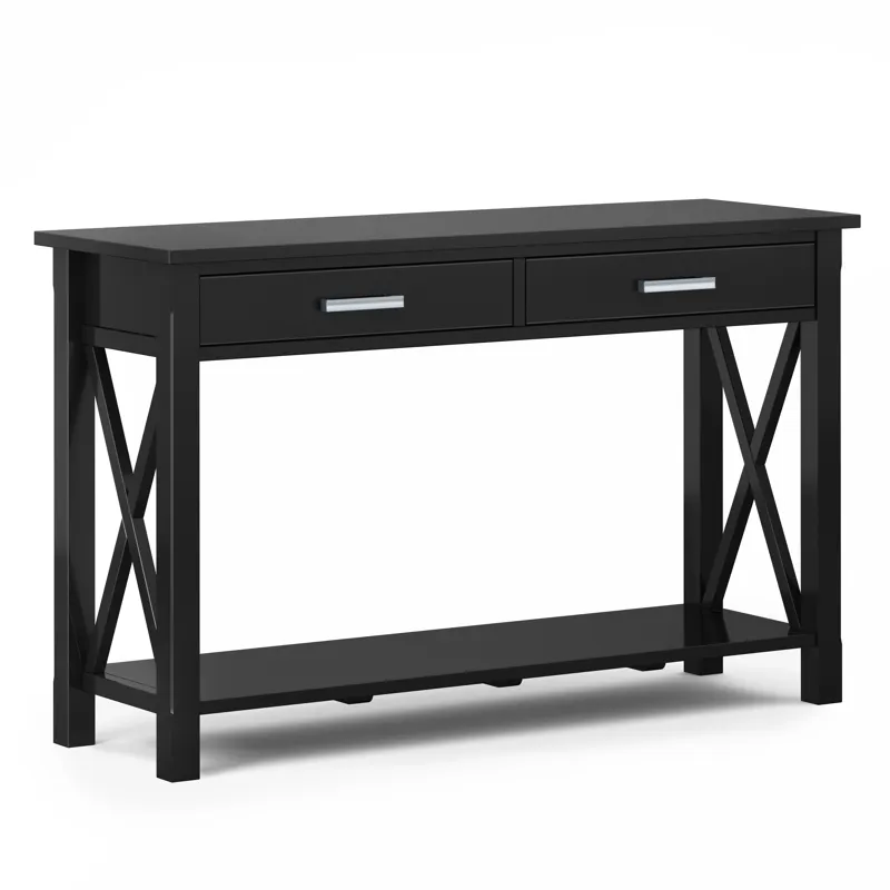 Kitchener - Console Sofa Table - Black