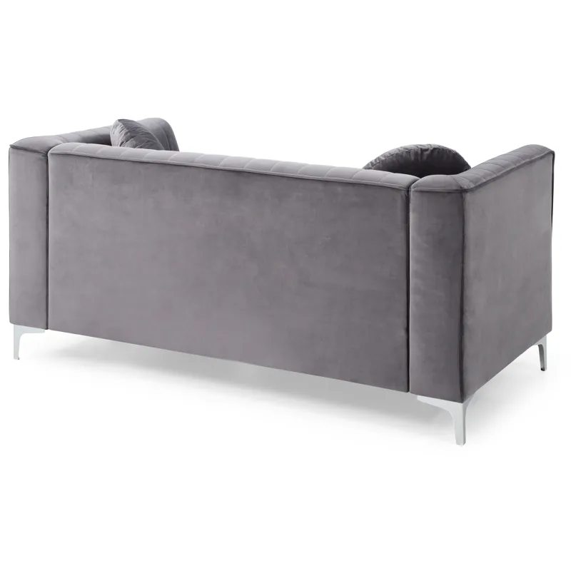 Delray - G790A-L Loveseat (2 Boxes) - Gray