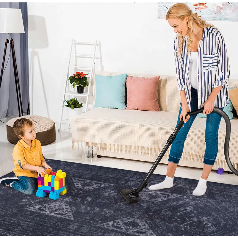 2\'6\'\' X 10\' Area Rugs, Washable Rug, Low-Pile, Non-Slip, Non-Shedding, Foldable, Kid & Pet Frien