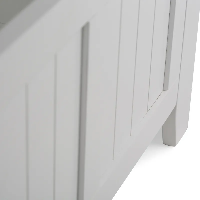 Acadian - Entryway Storage Bench - White