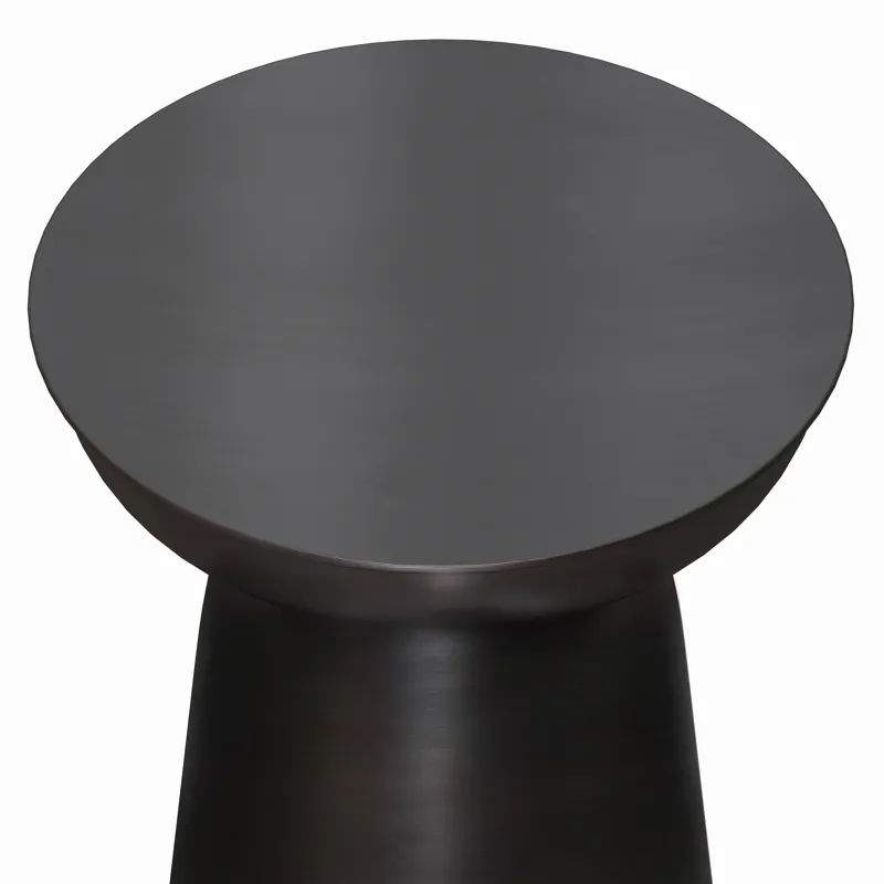 Toby - Metal Accent Table - Antique Copper